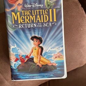 Disney The Little Mermaid II VHS - Blue and Red Cover